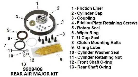 HOR 9908408 Rear Air Major Kit