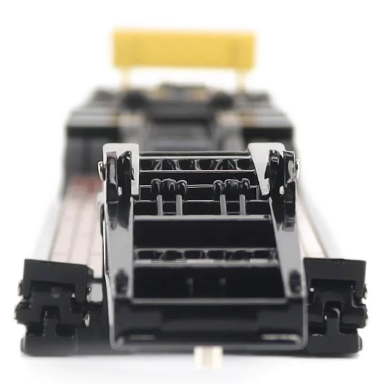 1:64 Trail King TK170 Hydraulic Detachable Gooseneck Lowboy Trailer with Jeep & Booster