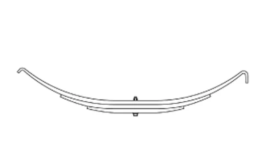 TRA2726 TRAILER SPRING 6" ARCH