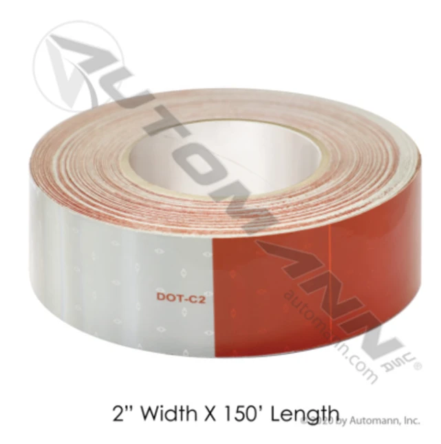 18IN Red/White 150FT Roll 3YR