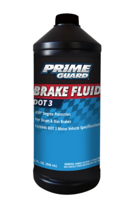 Prime Guard® Dot 3 Brake Fluid - Quart