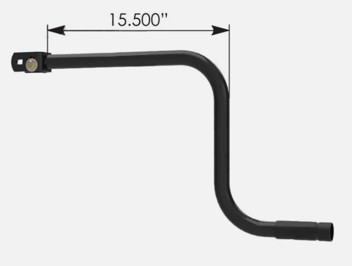 Automann 568.1005 Landing Gear Handle 15.50in