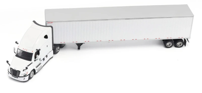 1:64 Freightliner Cascadia Gen-5 (2025) Truck Tractor (winter white) 1:64 Great Dane Champion 53ft Dry Cargo Trailer