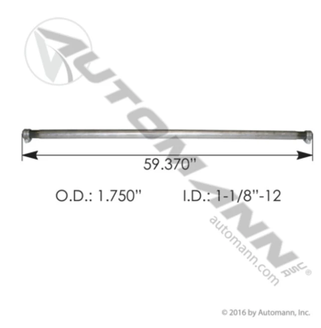 Automann 464.204 Cross Tube Assembly 59.37"