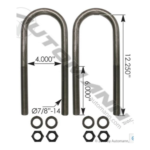 RND 7/8" X 4" X 12-1/4" KIT