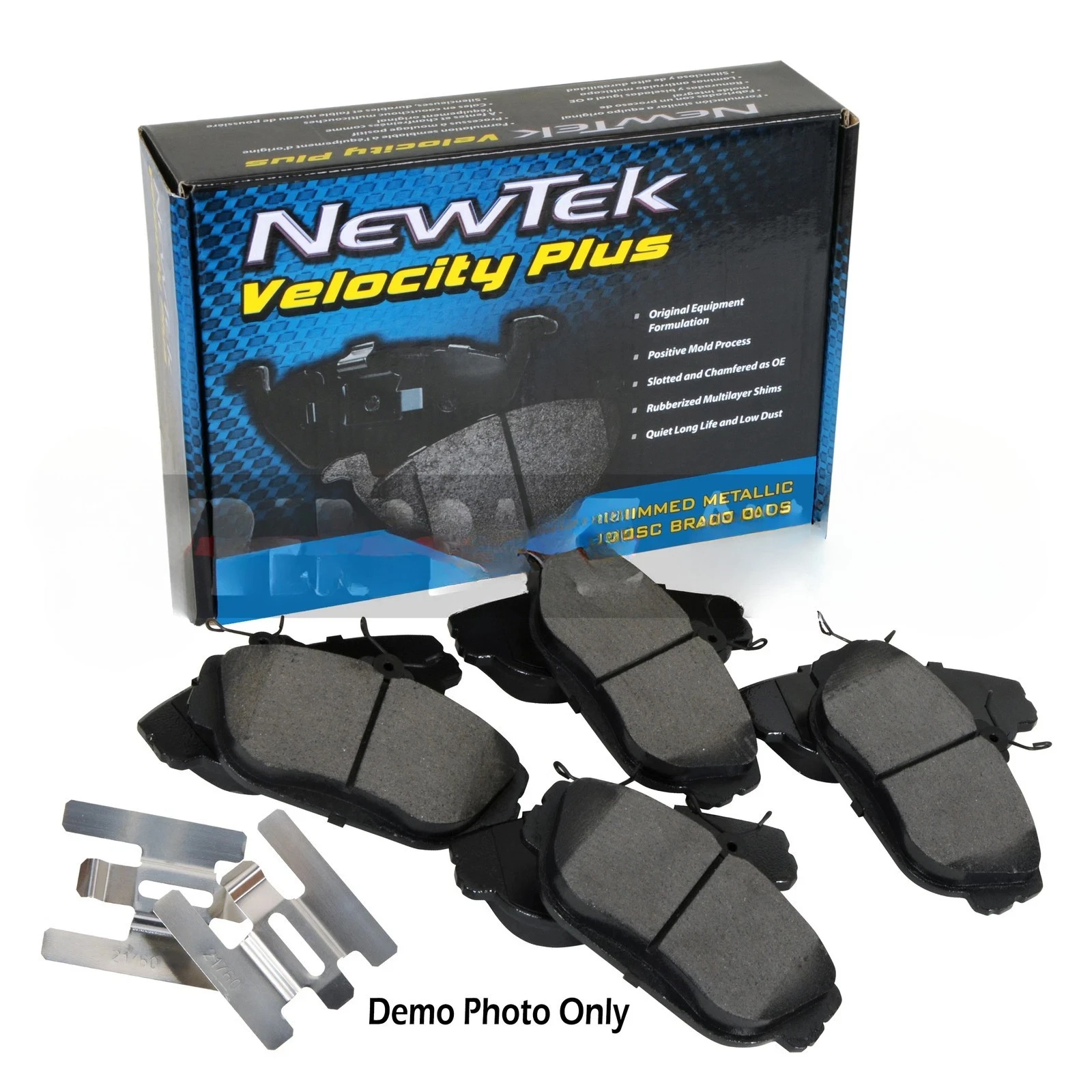 NewTek SMD1069H Front Semi-Metallic Brake Pads for F-350