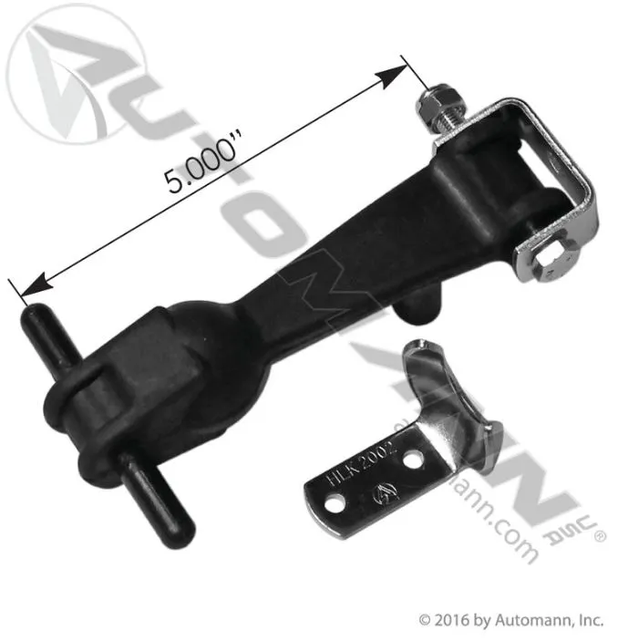Hood-Battery Latch With Clamp