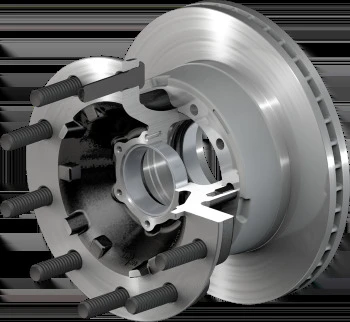 Disc Brake Rotor and Hub Assembly