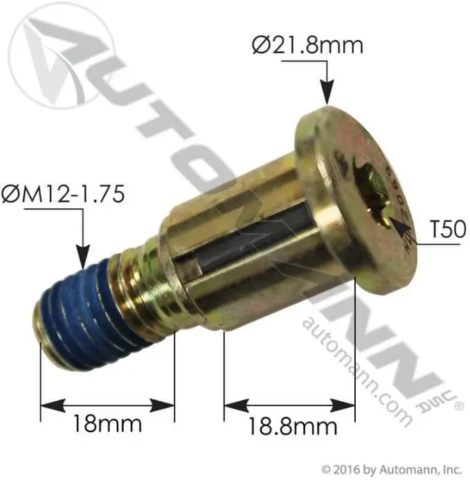Door Striker Bolt Kenworth