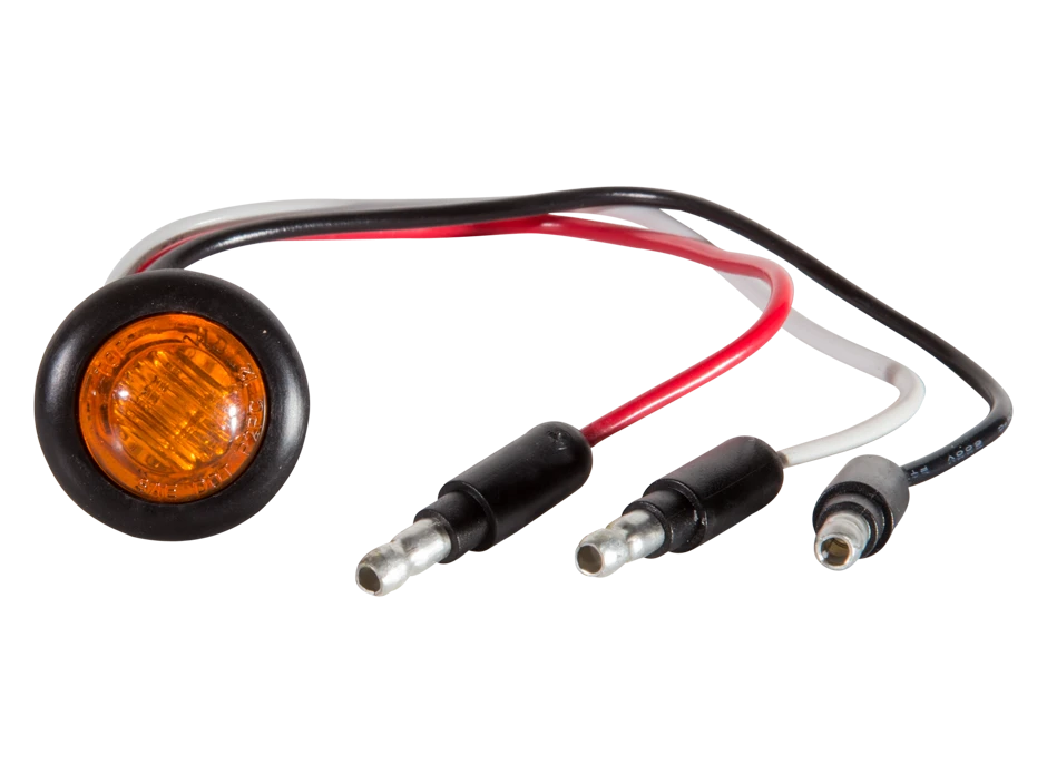 3/4" Mini Round Clearance Turn Marker | 3-Wire