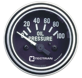 Gauge Elec Oil Temp Chrome-(Avail While Supplies Last)