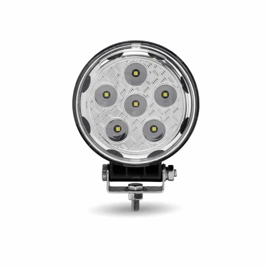 Trux TLED-U103 Next Generation Universal White Round Work Light with 360° Side Diodes (13 Diodes) - 3000 Lumens