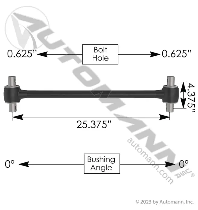 Torque Rod 25.375" IHC/Ford