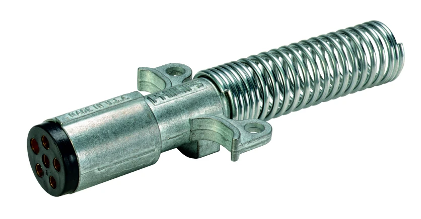 6-way plug with cable guard