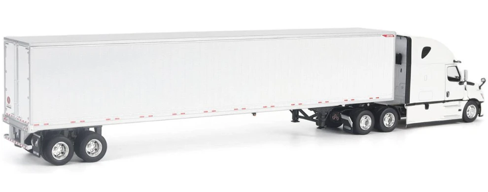 1:50 Freightliner Cascadia Gen-5 (2025) with Great Dane Champion 53ft Dry Cargo Trailer (WHITE)