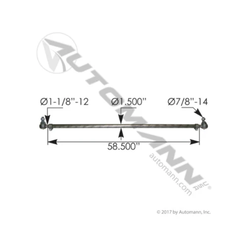 Cross Tube Assembly Meritor