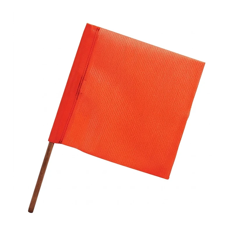 Automann 571.SF181D Orange Safety Flag Dow 18" x 18"