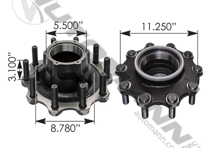 Outboard Mount Wheel Hub Assembly