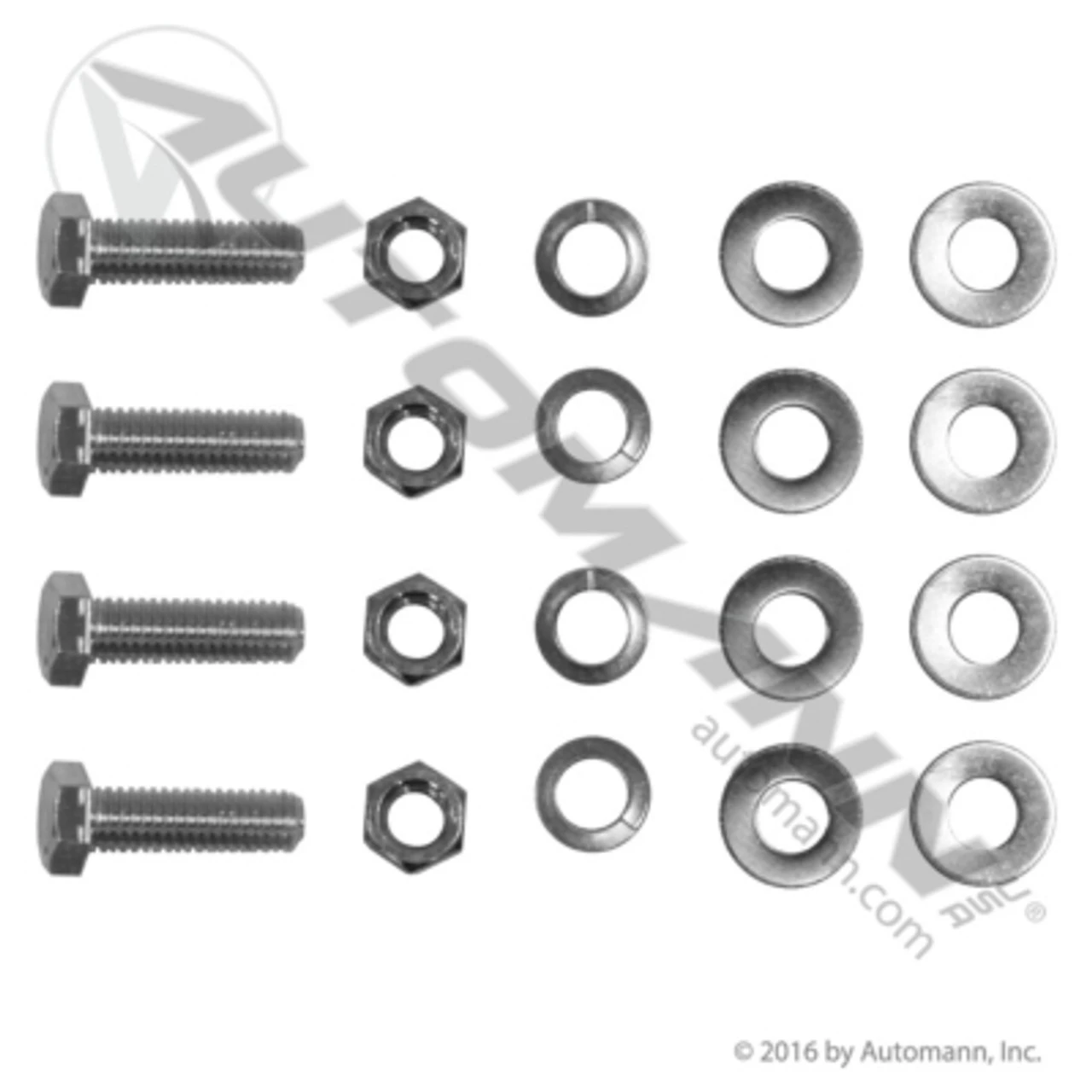 Automann 562.8001 Mud Flap Bolt Kit