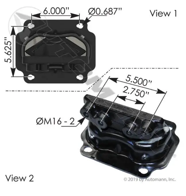 Rear Motor Mount Kenworth
