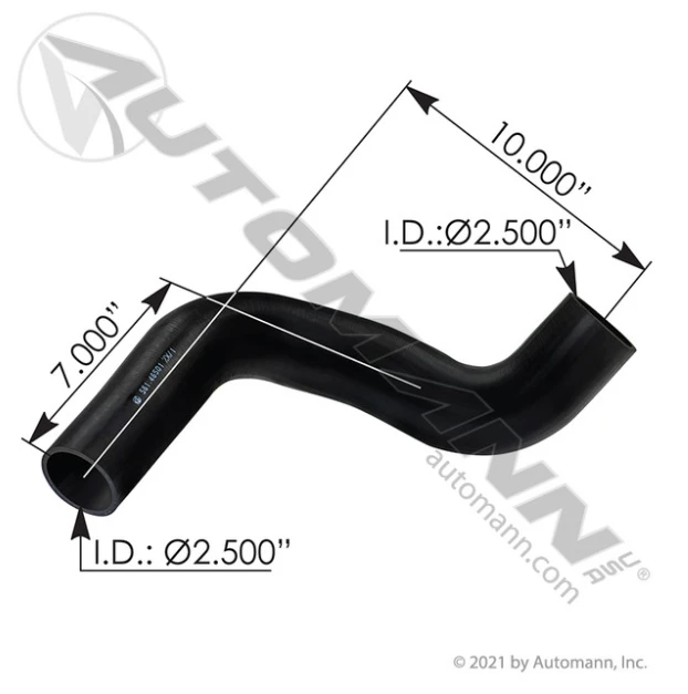 Automann 561.46501 Upper Radiator Hose for Freightliner