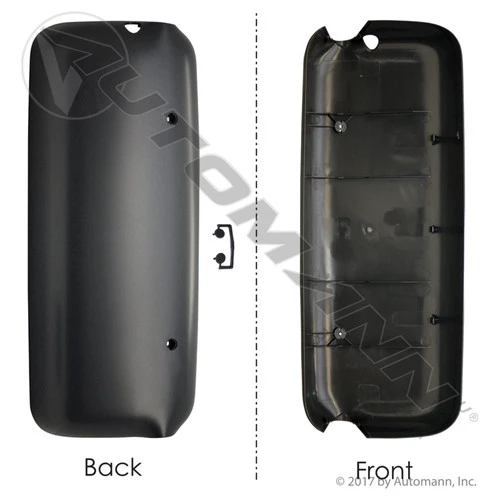 RH Black Mirror Back Cover - Peterbilt
