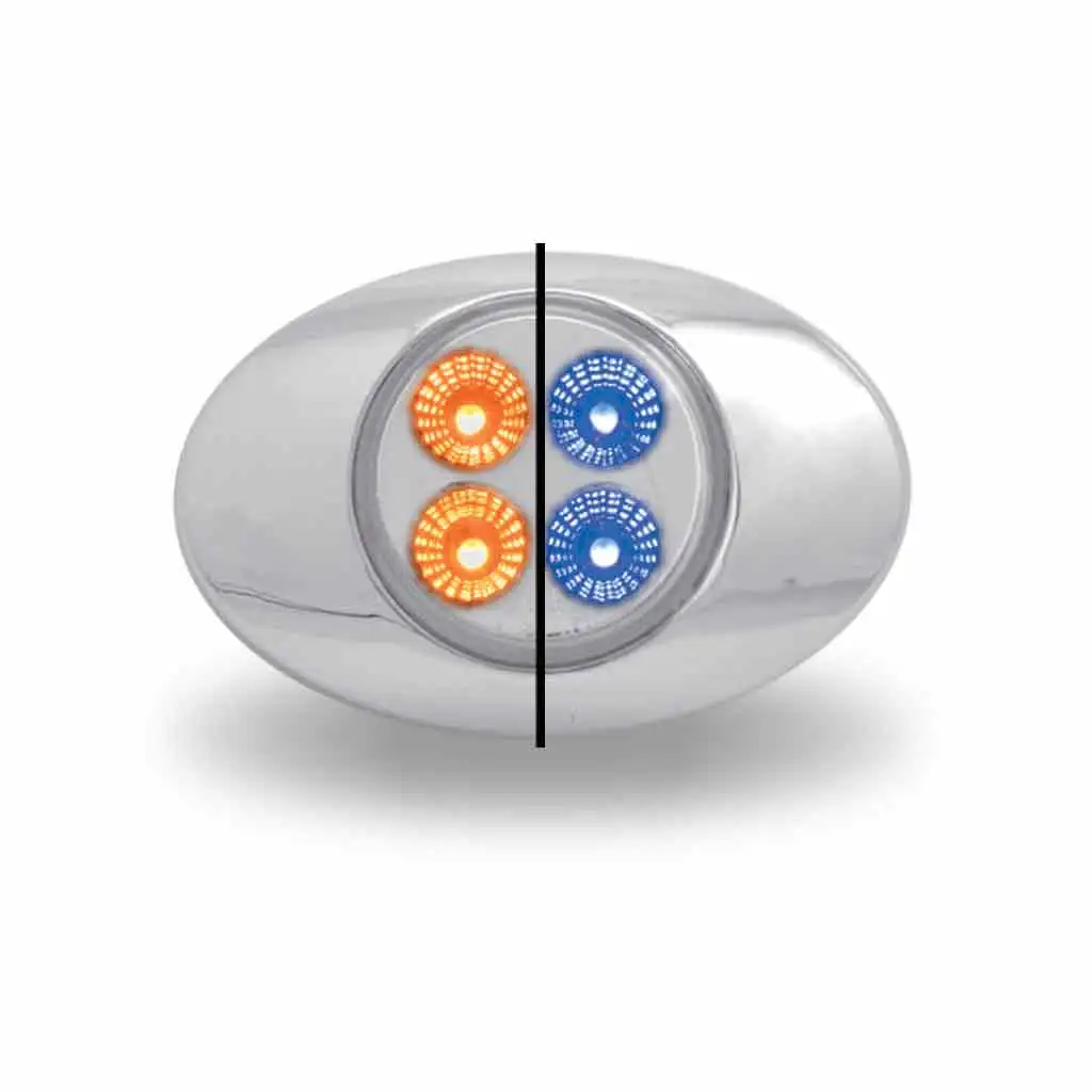 Amber Marker to Blue Auxiliary Generation 2 LED Light - 4 Diodes (TLED-G2XAB)