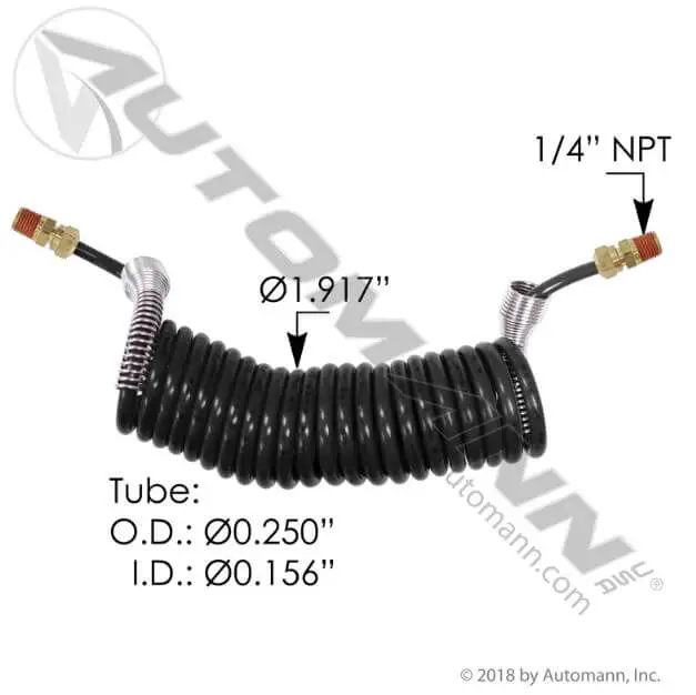 Fifth Wheel Slider 54" Coiled