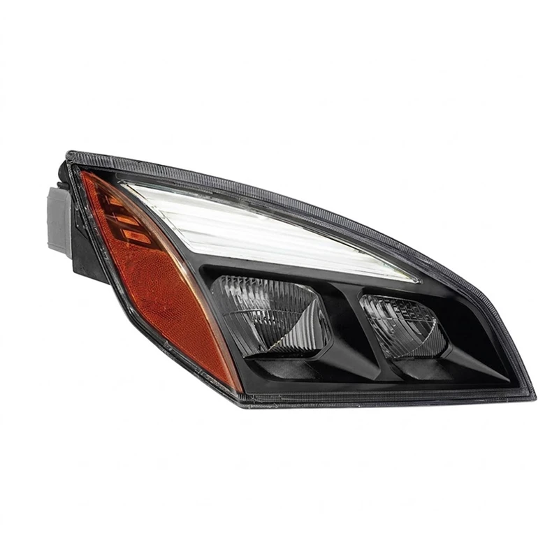 Headlamp RH Black LED Freightliner
