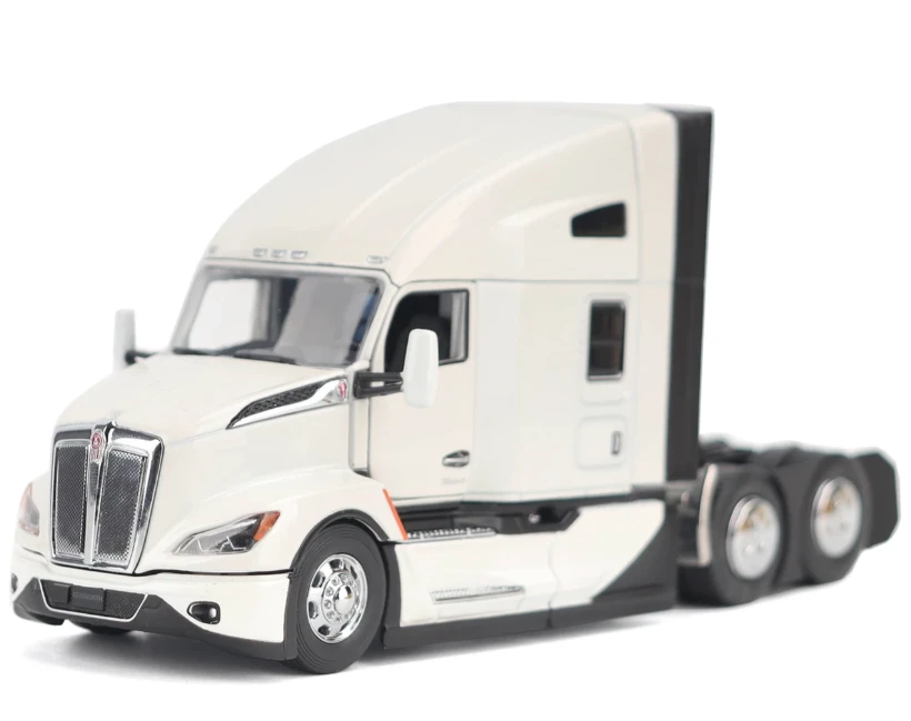 1:50 Kenworth T680 Next-Gen 76in-High-Roof Sleeper-Cab Tandem Tractor (Pearl White Diamond)