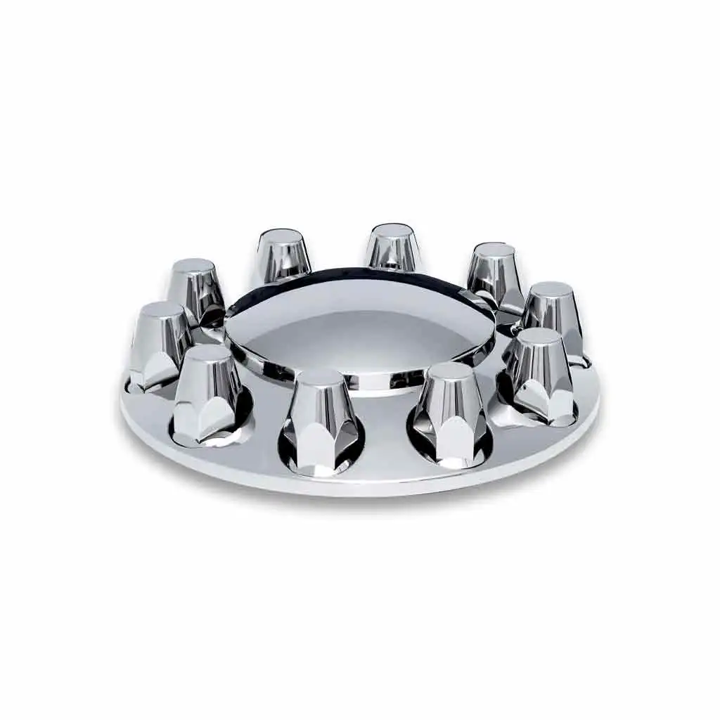Trux THUB-FRP33 - Front Axle Cover Kit with Removable Hubcap & 33mm Nut Covers