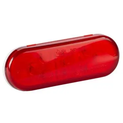 S/T/T Light LED 4IN Red Molded
