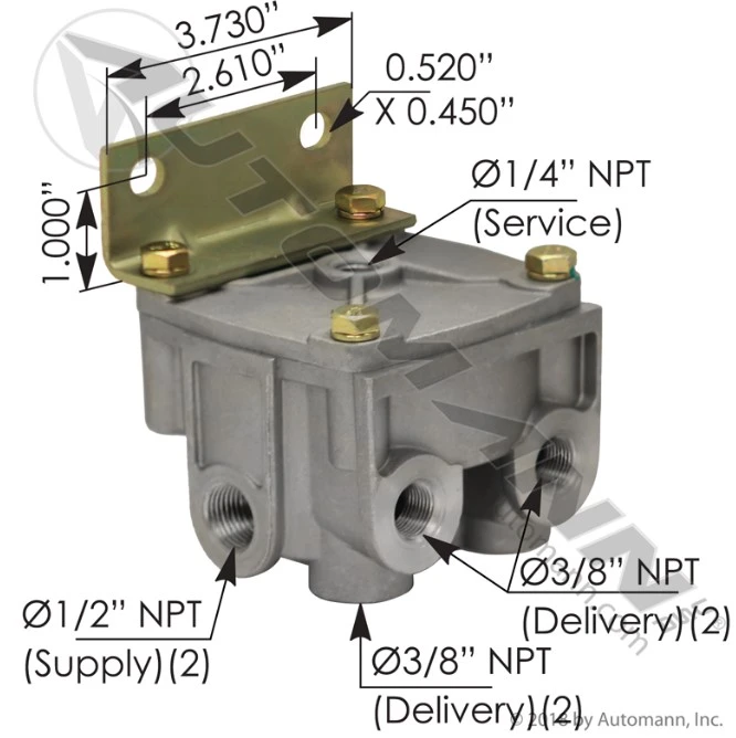 R12 Relay Valve 4 PSI