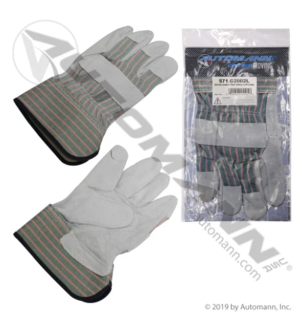 Automann 571.G2002L Leather Palm Work Gloves