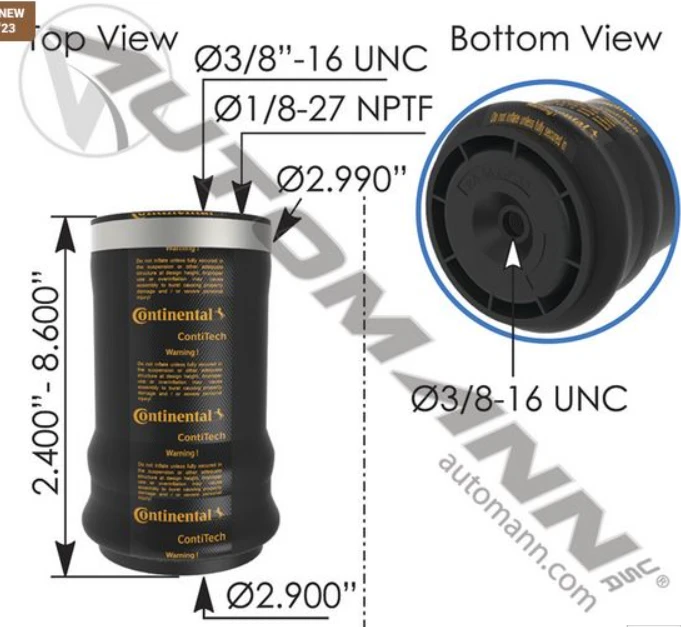 Automann 569.CT67851 Continental Air Spring Cabin