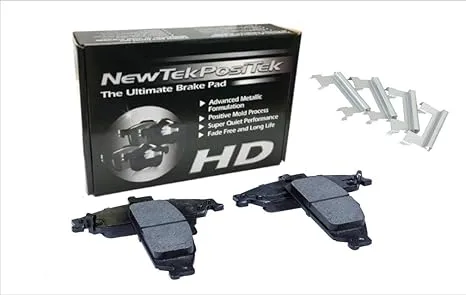 NewTek PMD1770H Front Ultimate Semi-Metallic Brake Pads and Hardware Kit