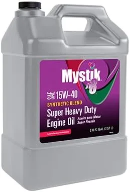 Mystik JT-8 Synthetic Blend Super Heavy Duty (15-40) [2.00-gal./7.57-Liter. Jug] 625776002078