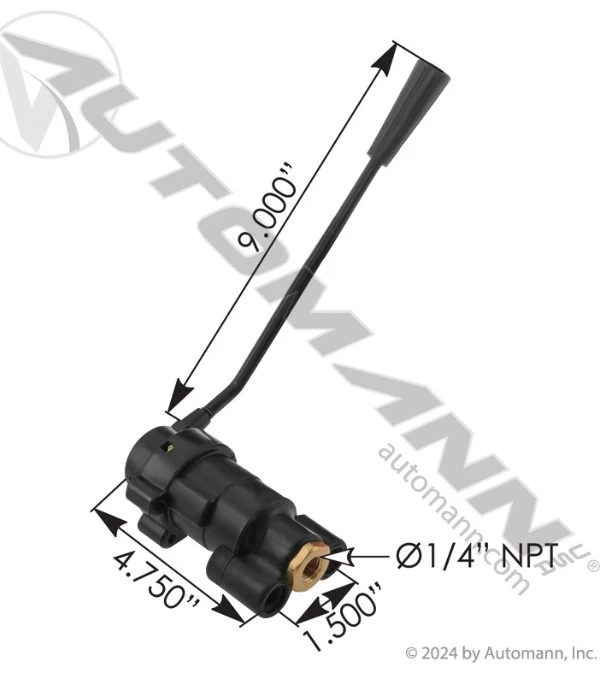 Hand Brake Valve In-Column Mount