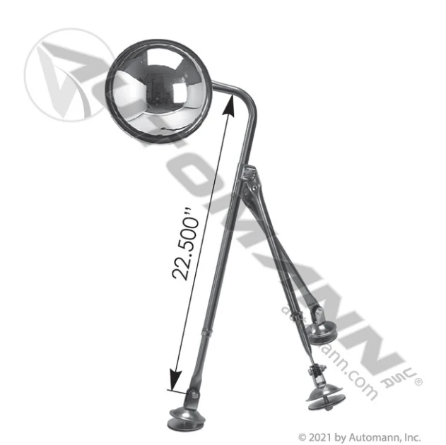 Fender Tripod Assembly w/ 8.5" Mirror