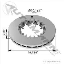 Automann 153.1802569 Air Disc Rotor 16.926in