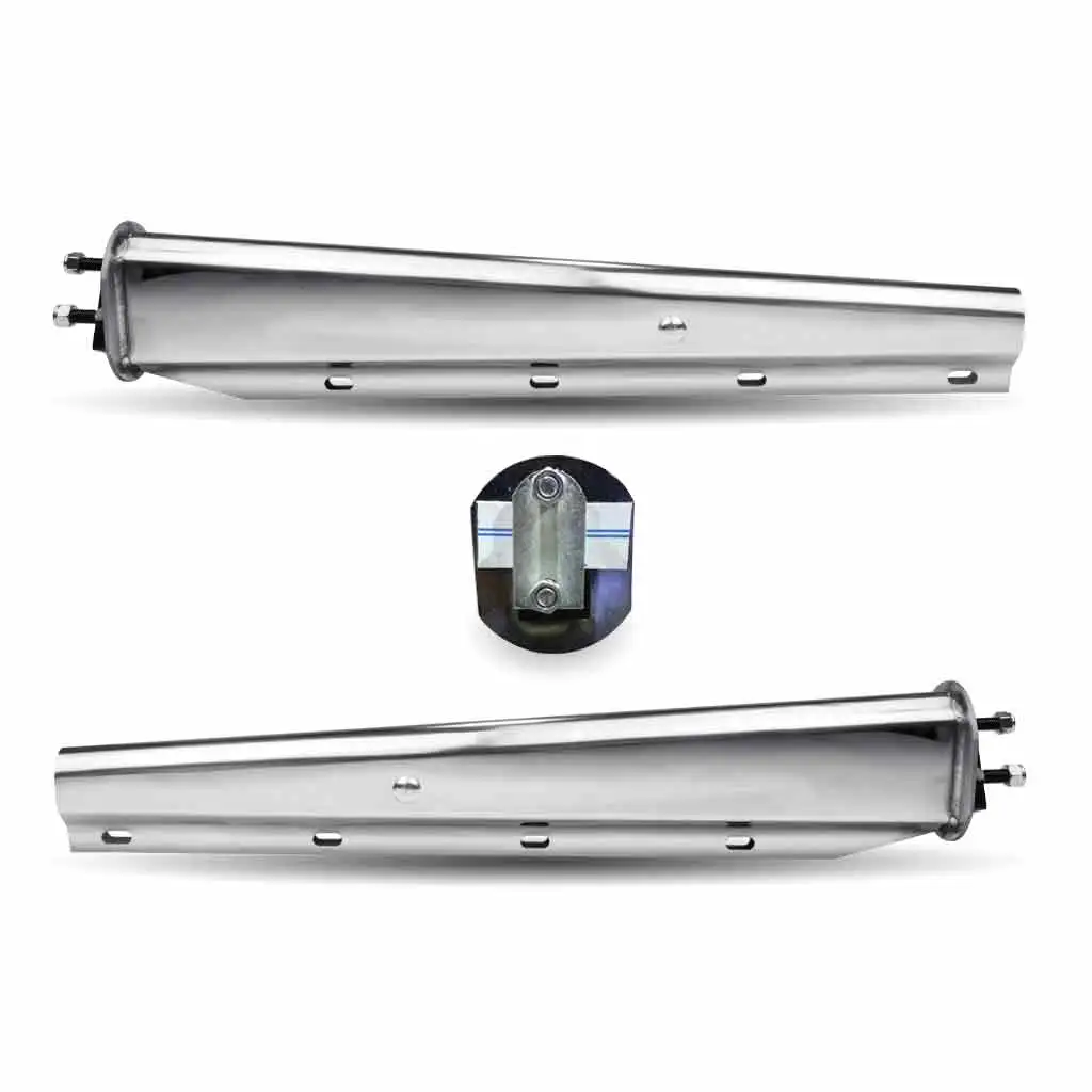 30" Mud Flap Hangers - Stainless Steel 2 1/2" Bolt Spacing