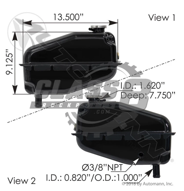 Automann 575.1013 Coolant Reservoir
