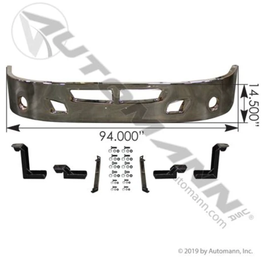 Automann 564.59110C Bumper Chrome 14in Kenworth T660