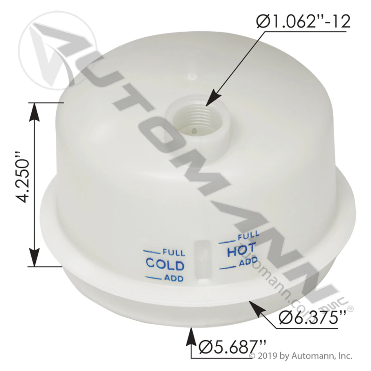 Cover Kit Power Steering Reservoir