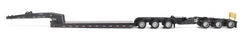 1:64 Trail King TK170 Hydraulic Detachable Gooseneck Lowboy Trailer with Jeep & Booster