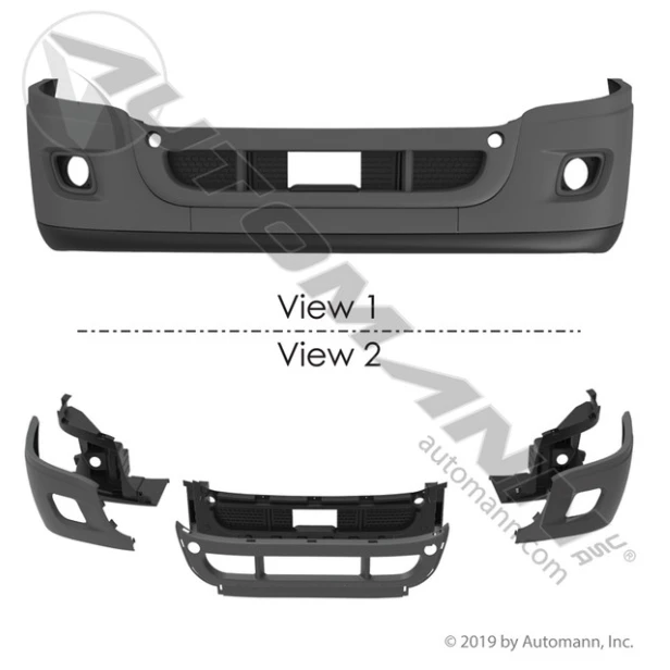 Automann 564.46436KF Bumper Assembly Cascadia Freightliner