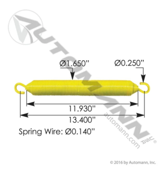 Yellow Hood Spring Kenworth