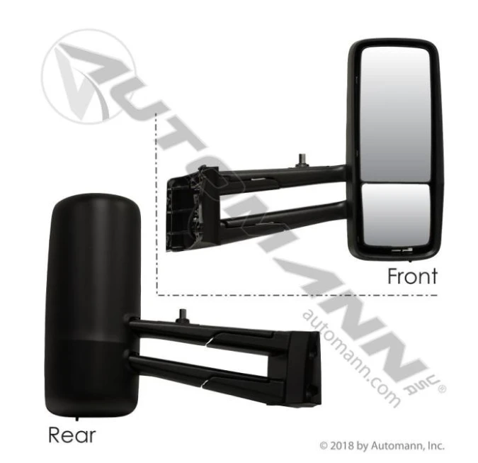 Automann 563.59042 Mirror Assy RH Heated Black Kenworth