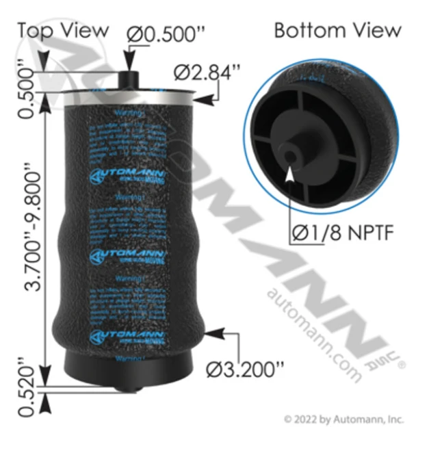 Automann ABSZ70-7059 Air Spring Cabin