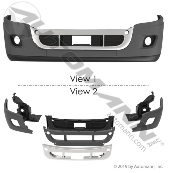Automann 564.46436CKF Bumper Assembly Cascadia Freightliner
